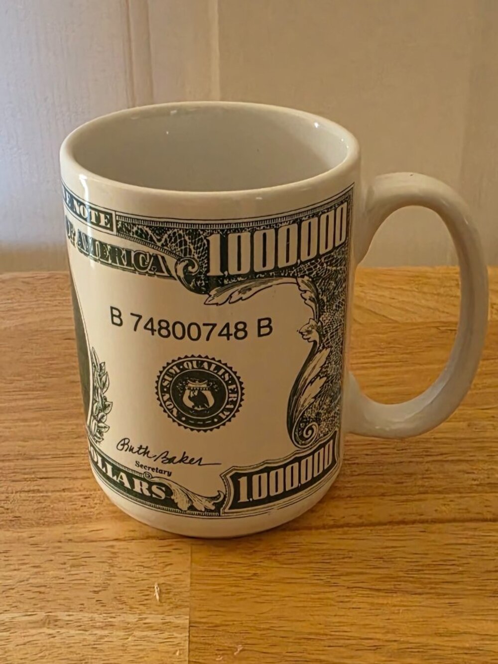 YOUR MILLION DOLLAR CUP OF COFFEE USED